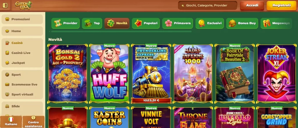 Perché Scegliere le Promozioni Greenluck